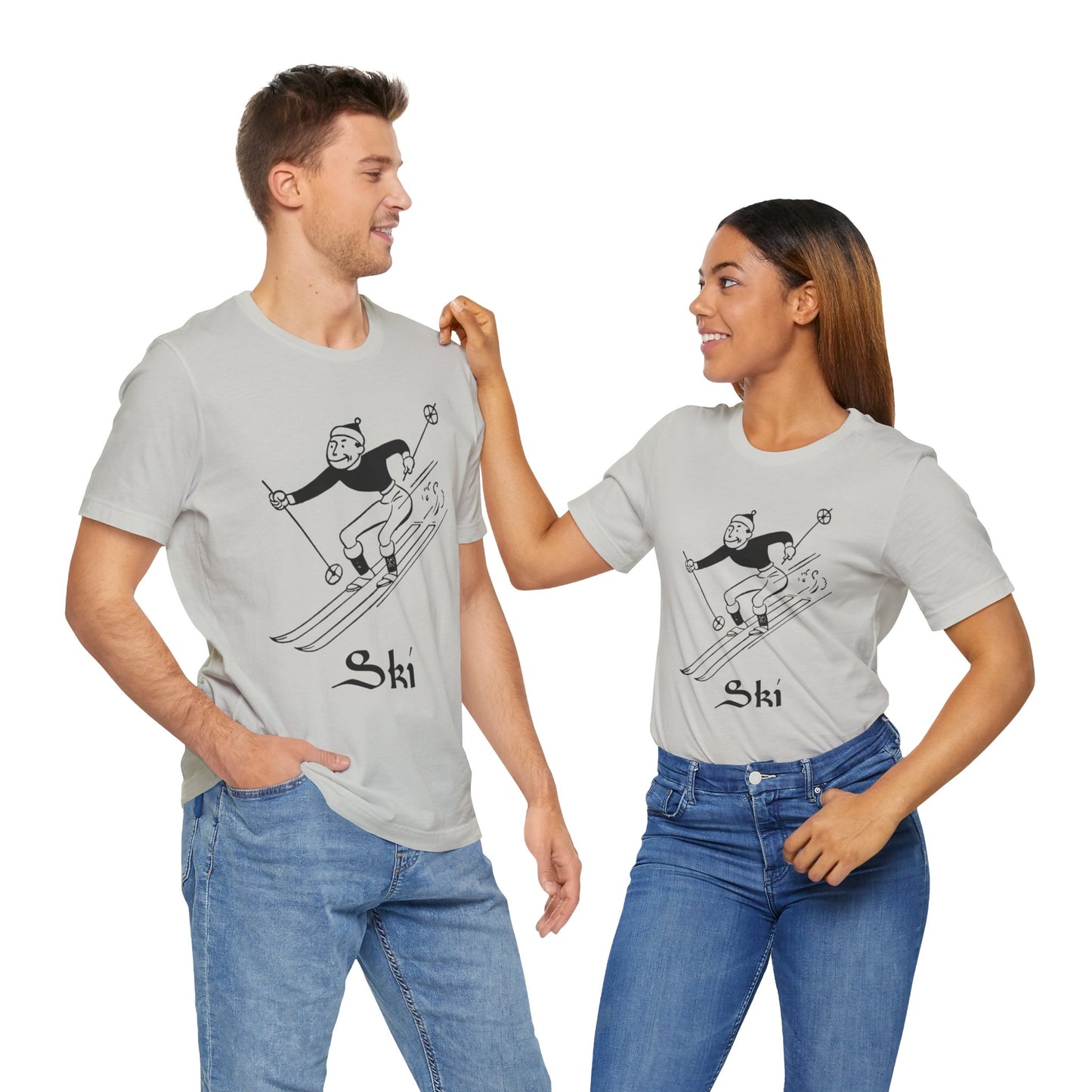 Retro Ski Guy Short Sleeve Tee - 7 colors