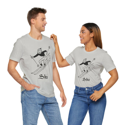 Retro Ski Guy Short Sleeve Tee - 7 colors