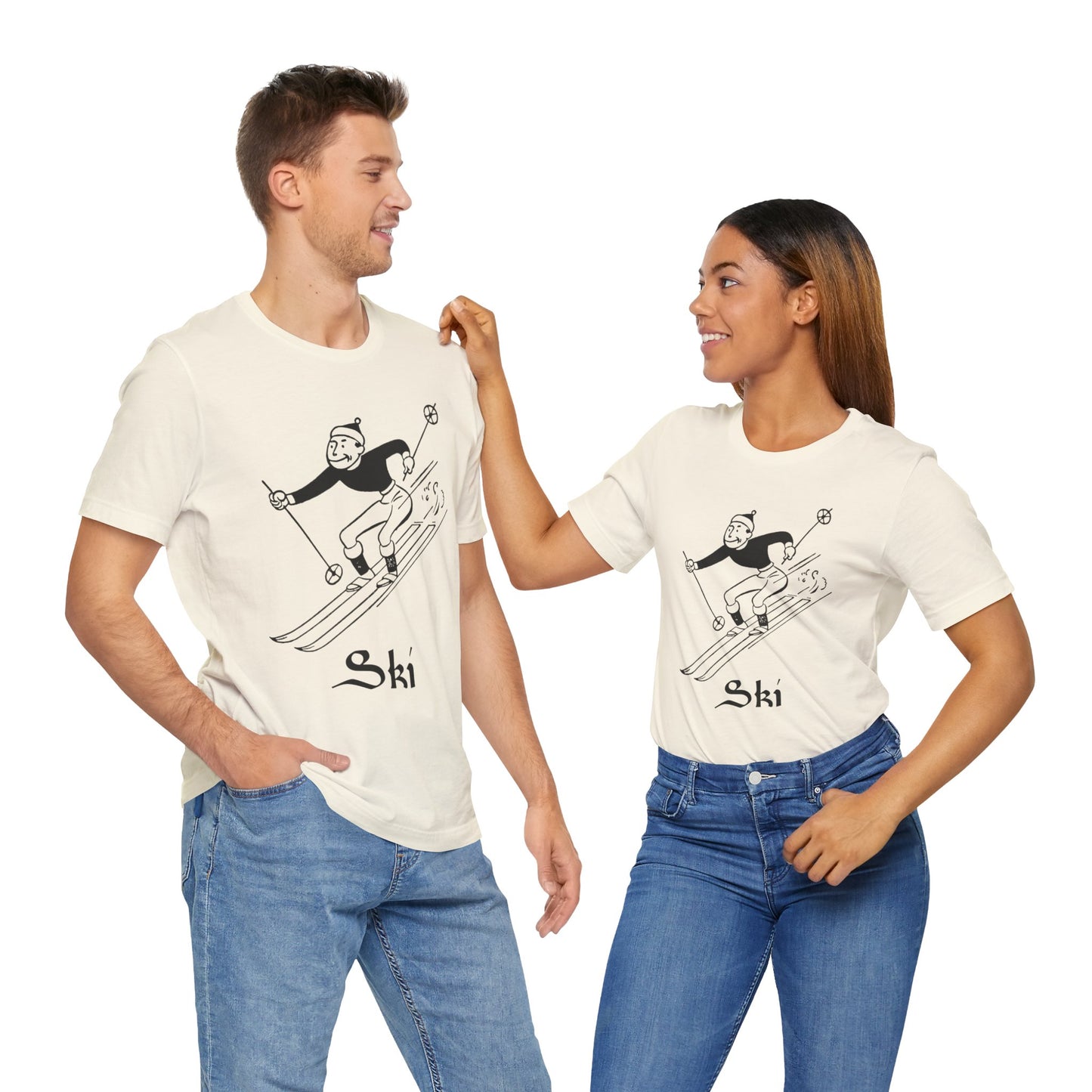 Retro Ski Guy Short Sleeve Tee - 7 colors