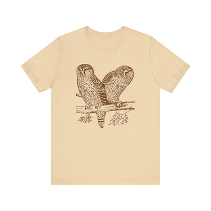 Owl Duo Short Sleeve Tee - 7 colors