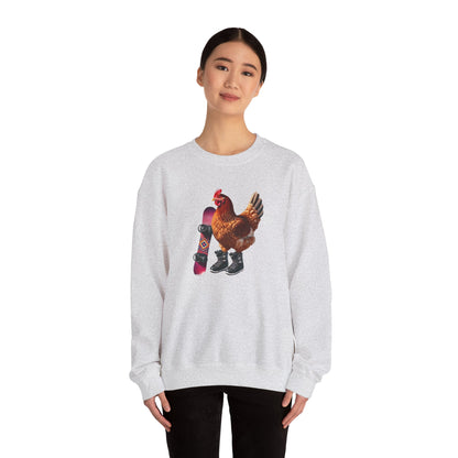 The Snowboard Chicken Sweatshirt - 7 colors