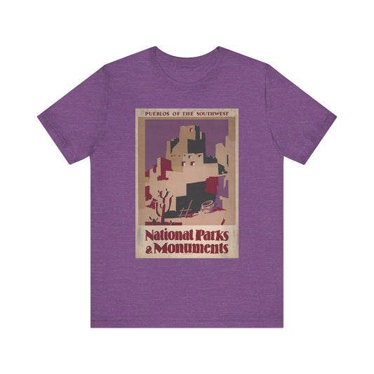 Pueblos of the Southwest Poster Tee - 7 colors