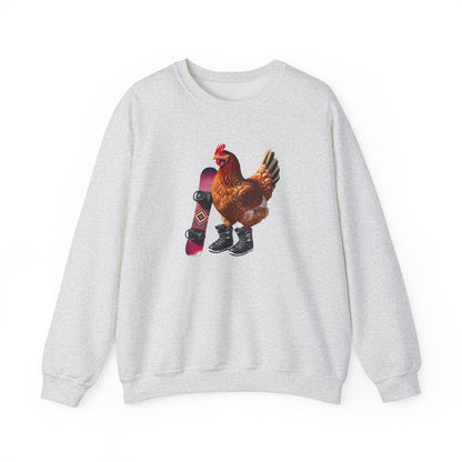 The Snowboard Chicken Sweatshirt - 7 colors