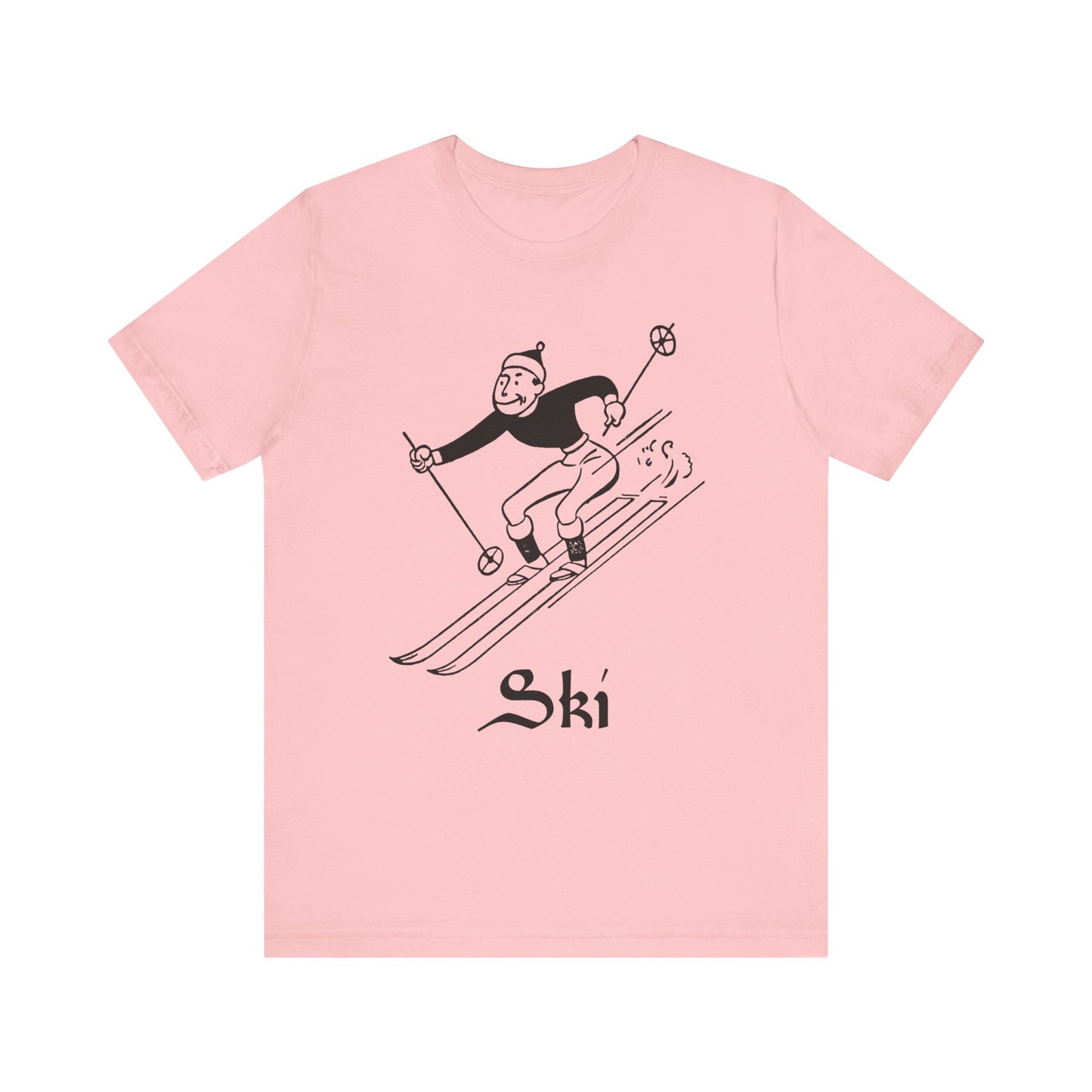 Retro Ski Guy Short Sleeve Tee - 7 colors