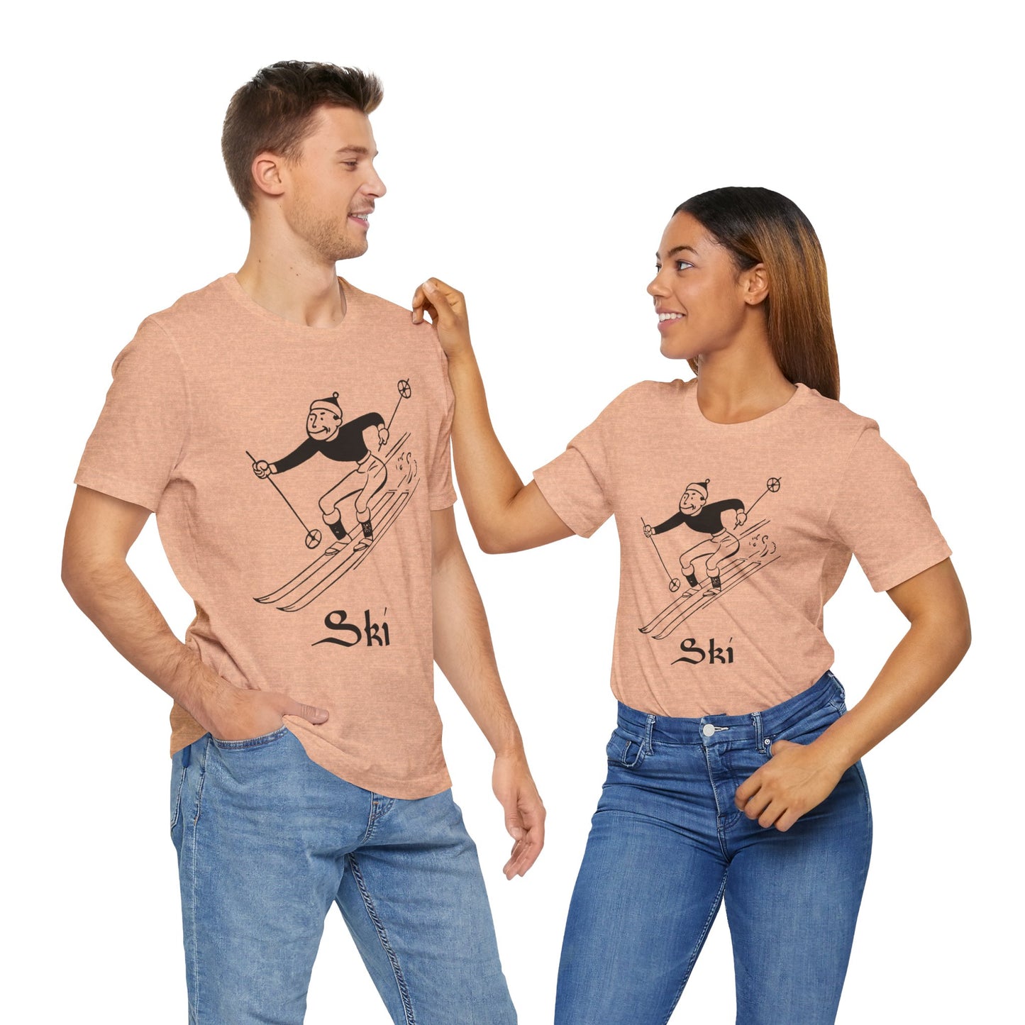 Retro Ski Guy Short Sleeve Tee - 7 colors