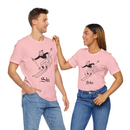 Retro Ski Guy Short Sleeve Tee - 7 colors