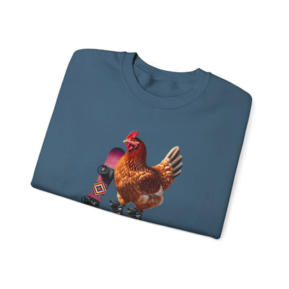 The Snowboard Chicken Sweatshirt - 7 colors