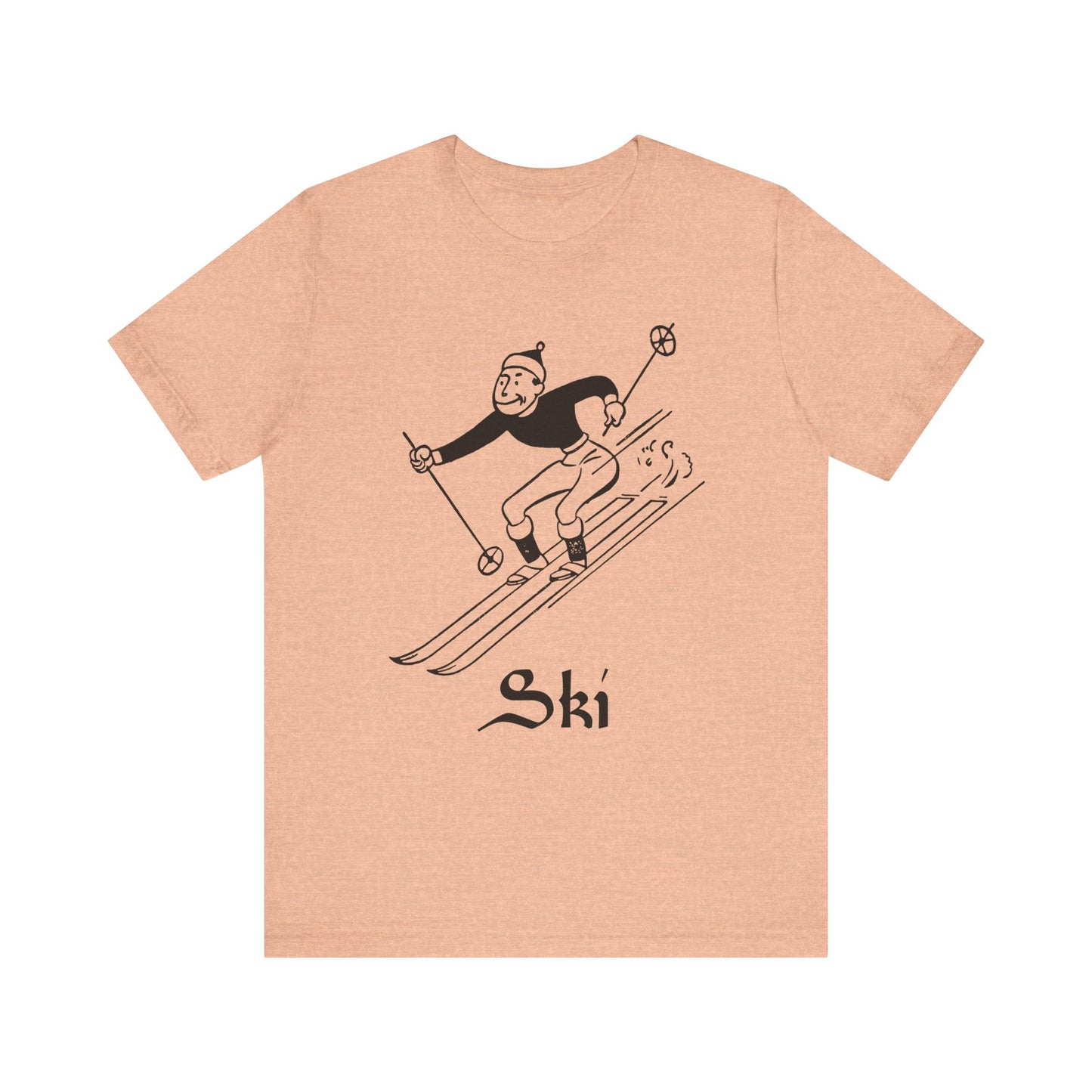Retro Ski Guy Short Sleeve Tee - 7 colors