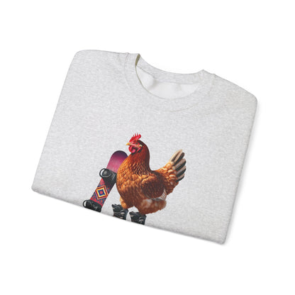The Snowboard Chicken Sweatshirt - 7 colors