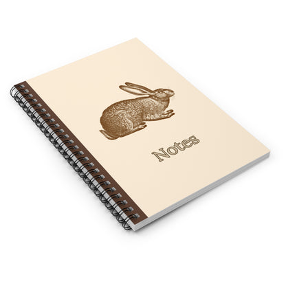 Wild Hare Spiral Notebook - Ruled Line 6"x8"