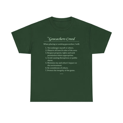 The Geocaching Creed Tee - 6 colors