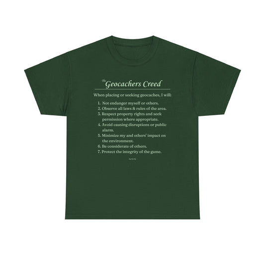 The Geocaching Creed Tee - 6 colors