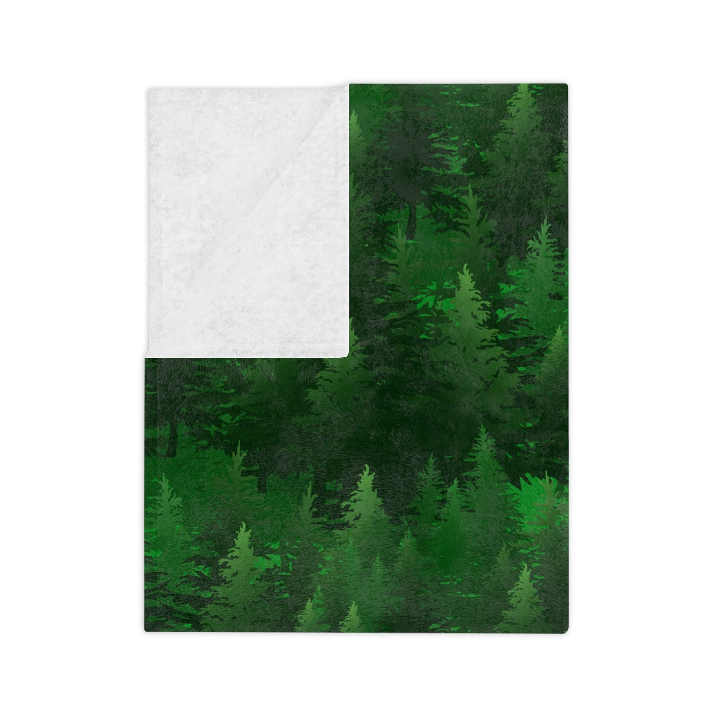 Pine Forest Velveteen Microfiber Blanket - 3 sizes