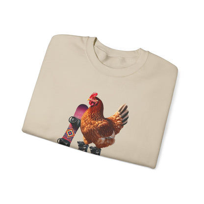 The Snowboard Chicken Sweatshirt - 7 colors